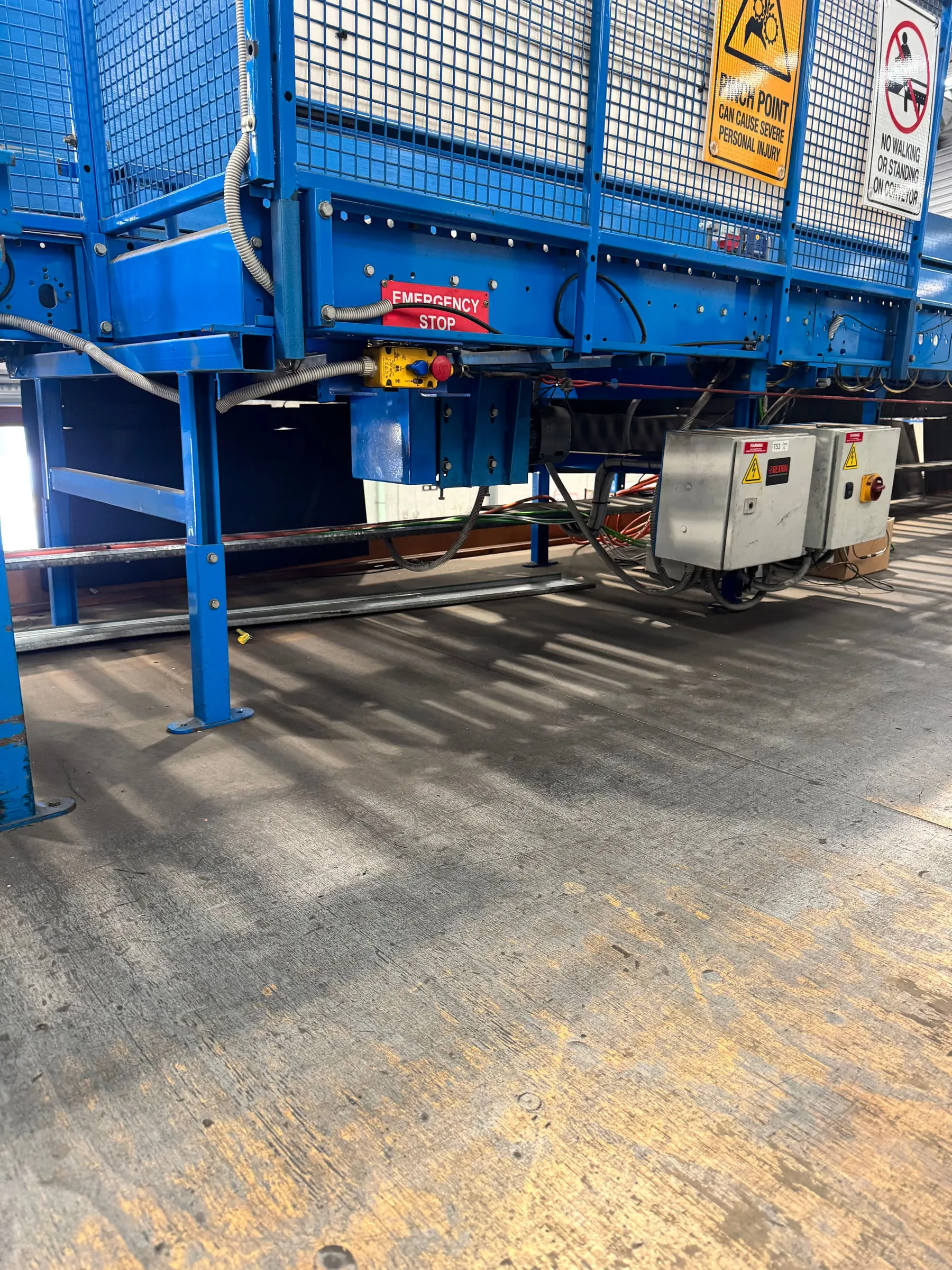 CPR Electrical conveyor system retrofit PLC controls Perth facility