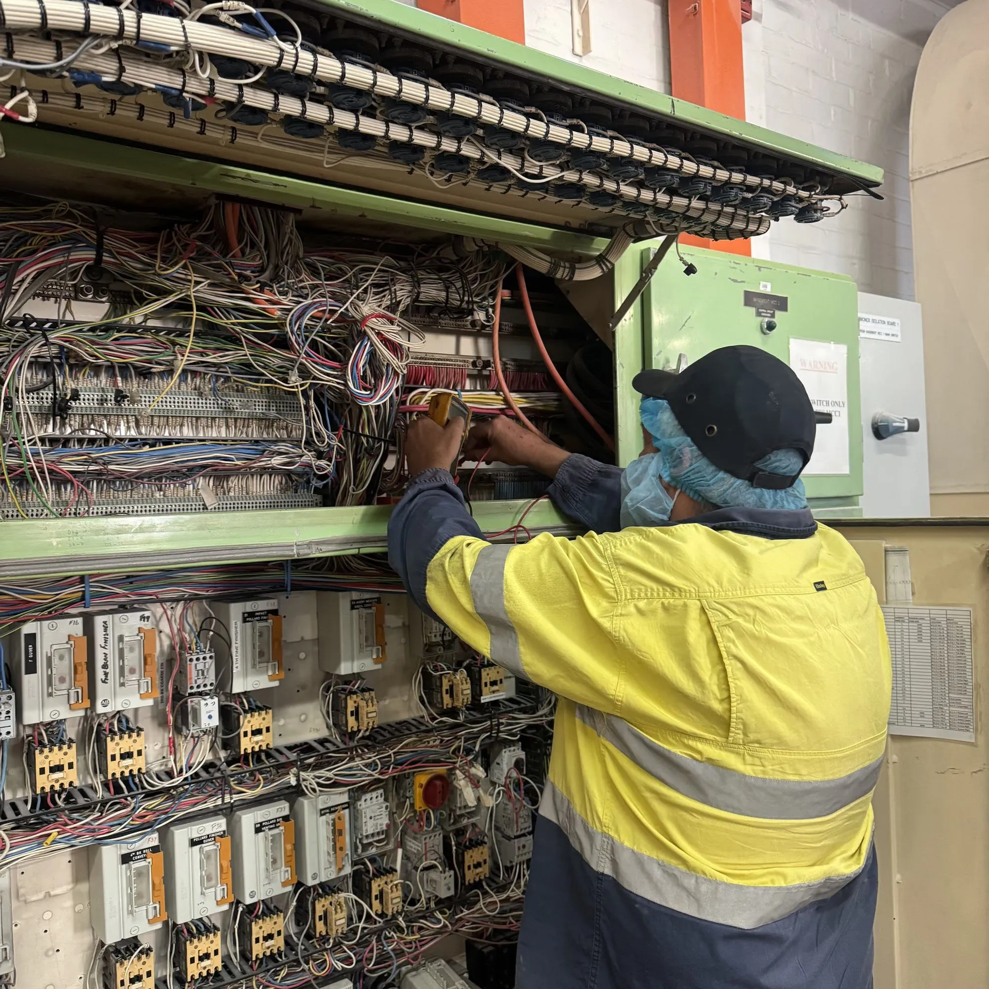 Allen Bradley PLC and MCC installation at Dingo Flour Mill North Fremantle by CPR Electrical Perth