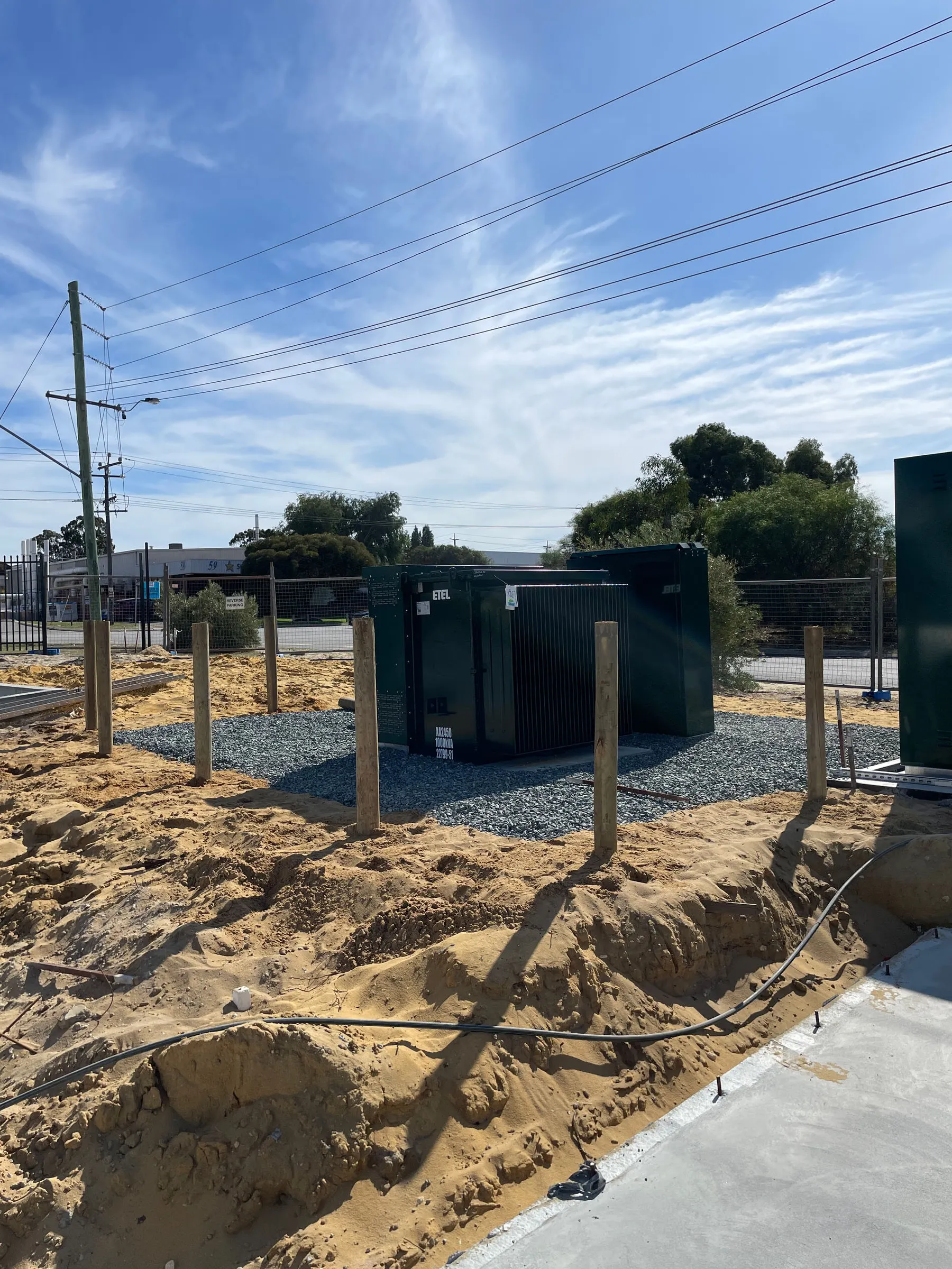 Cold storage facility electrical distribution panel installation Perth WA