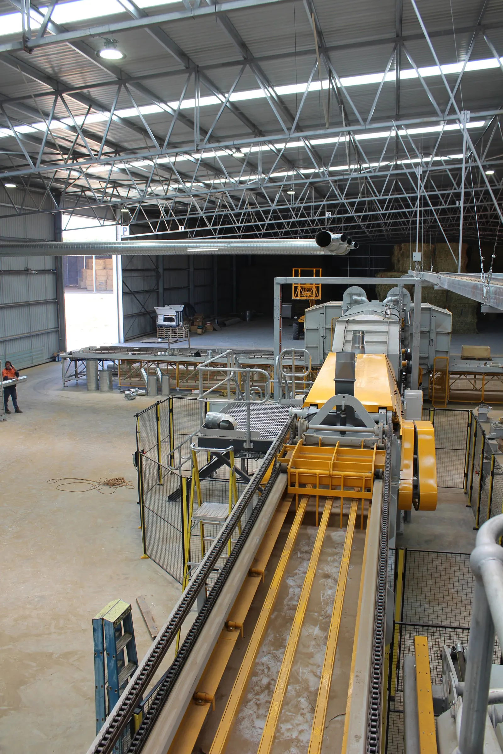 Hay processing electrical distribution board installation WA