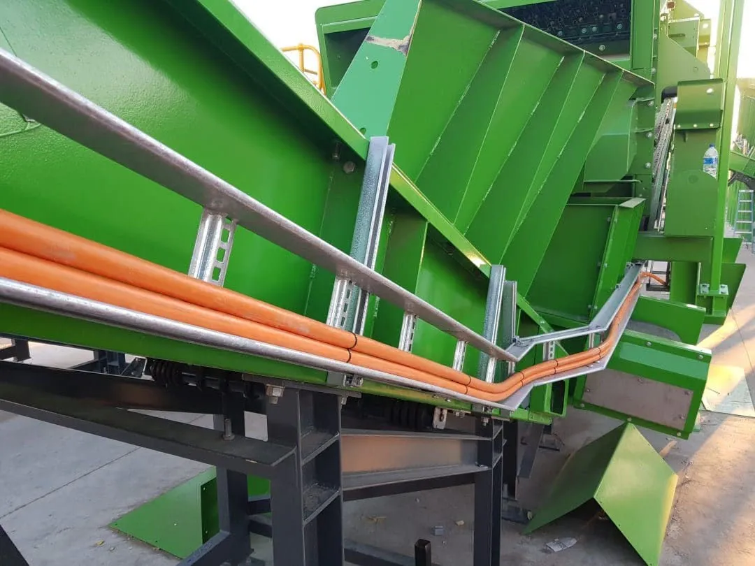 Construction waste recycling plant electrical installation by CPR Electrical for Eco Resources in Perth WA