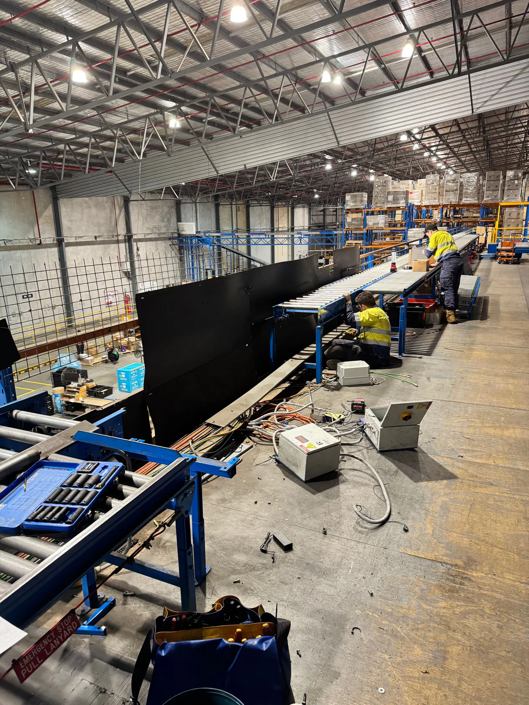 CPR Electrical automation controls installation Dexion Amcap WA warehouse
