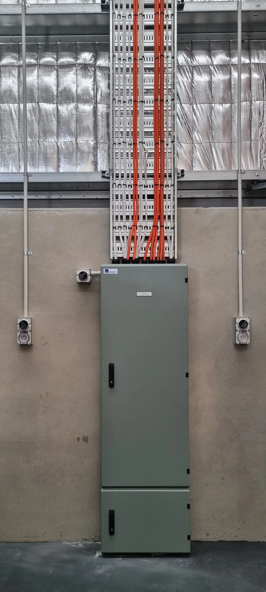Bidfood cold storage facility electrical cable tray installation by CPR Electrical