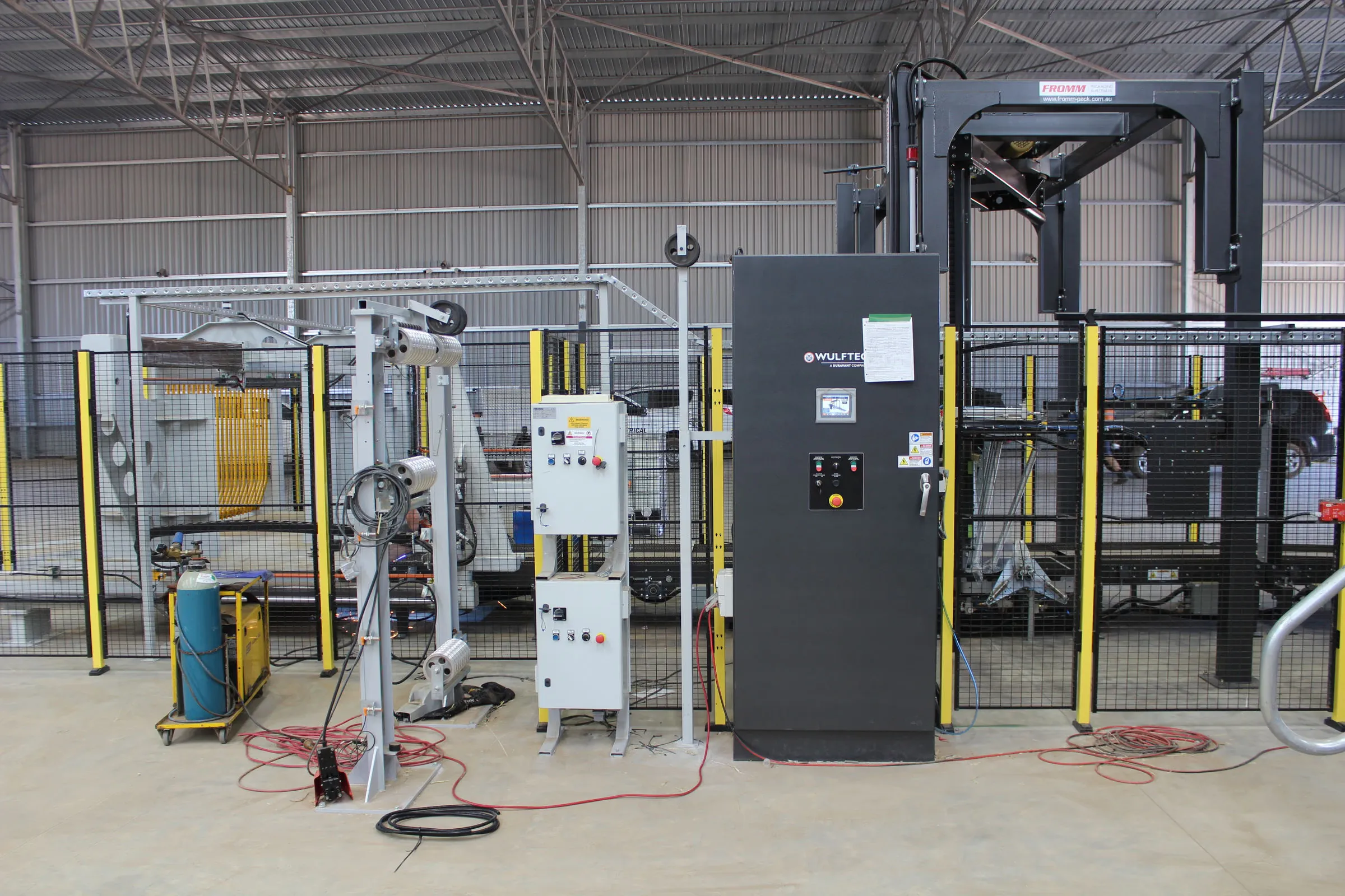 Hay plant process control wiring installation Perth facility