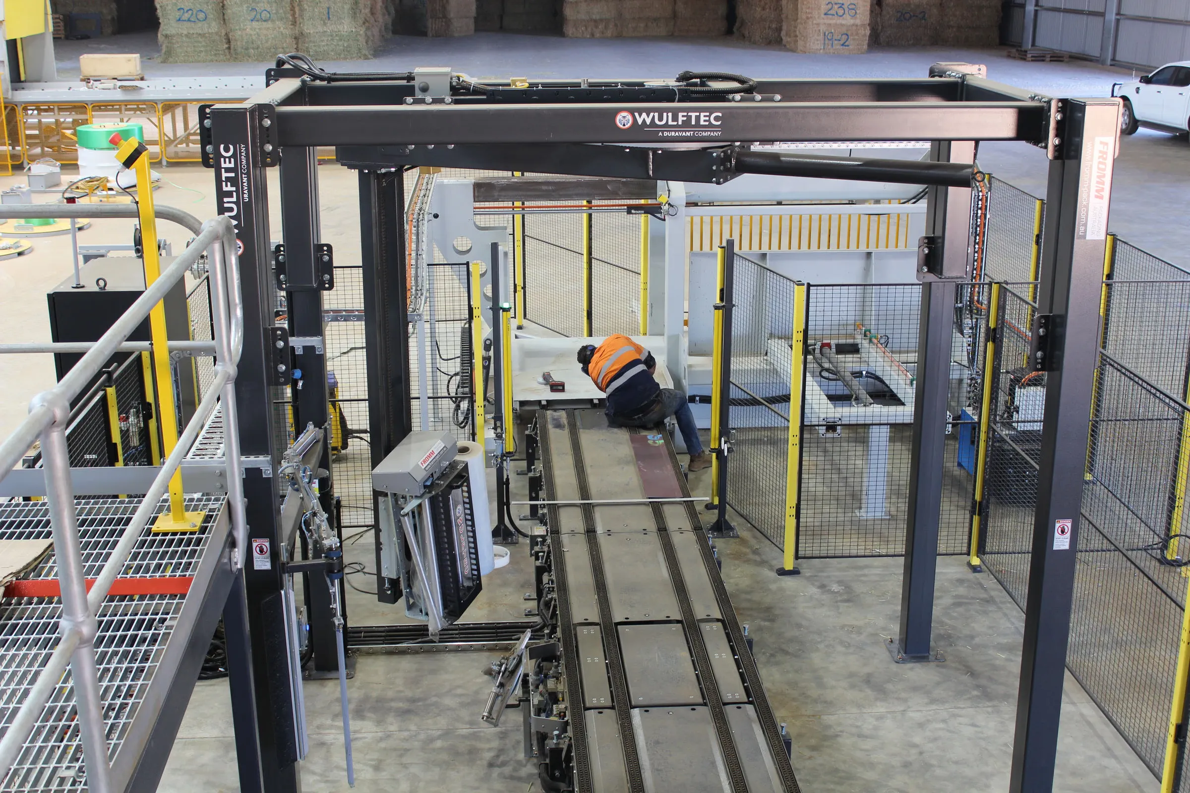 Electrical control panel installation hay processing facility WA
